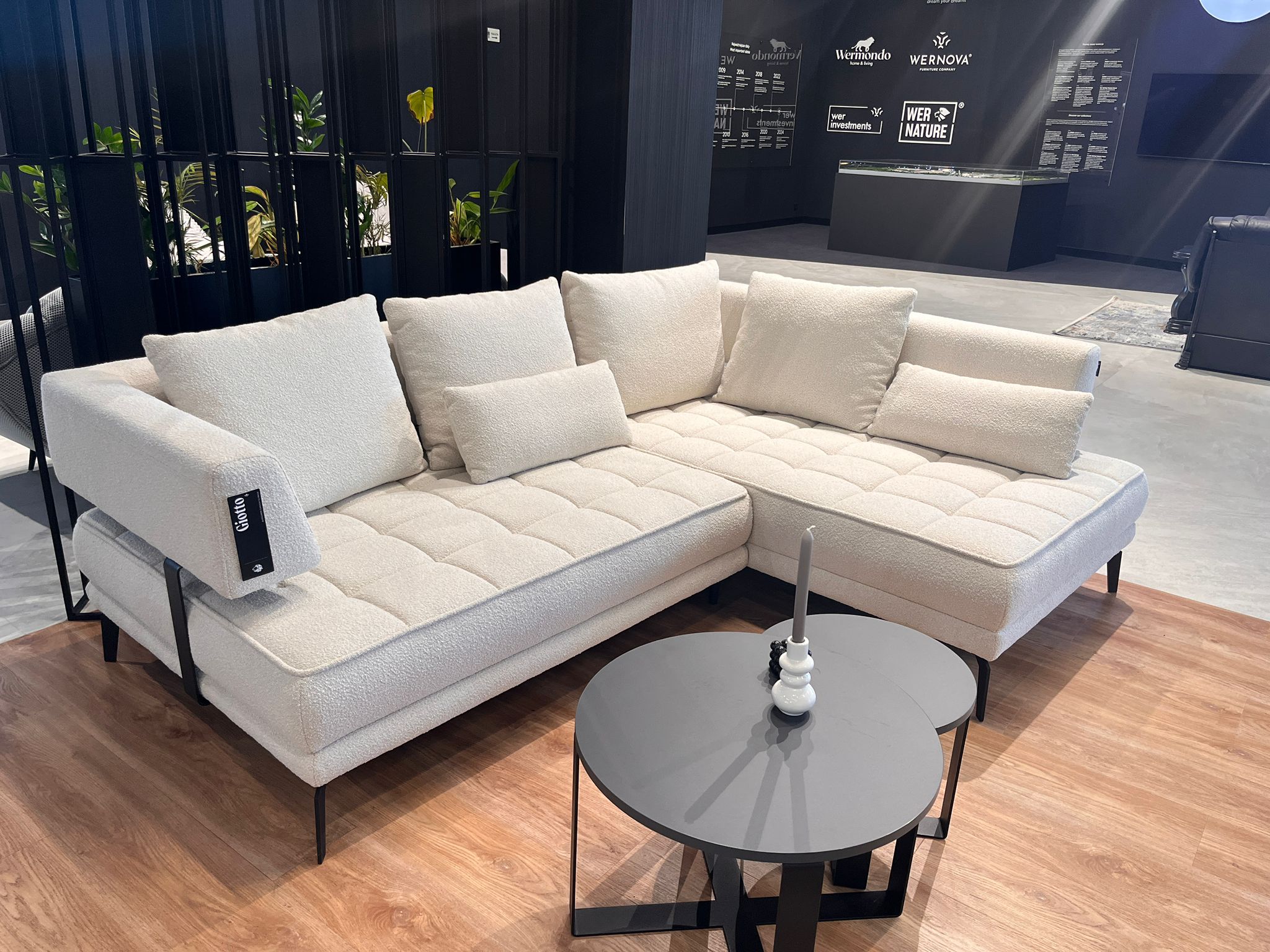 Ecksofa Ecru